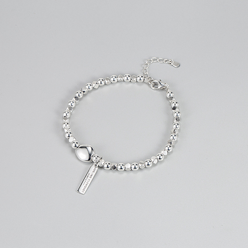 Casual Letter Sterling Silver Plating Bracelets 1 Piece