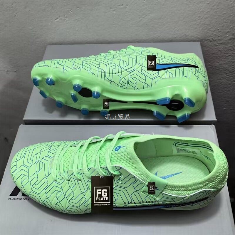 新品レジェンド10サッカーシューズFGロングスパイク防水ニットCR7天然草学生子供競技トレーニングメンズシューズ|undefined