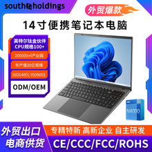 跨境全新N4020手提电脑14寸商务办公专用笔记本电脑轻薄本laptops