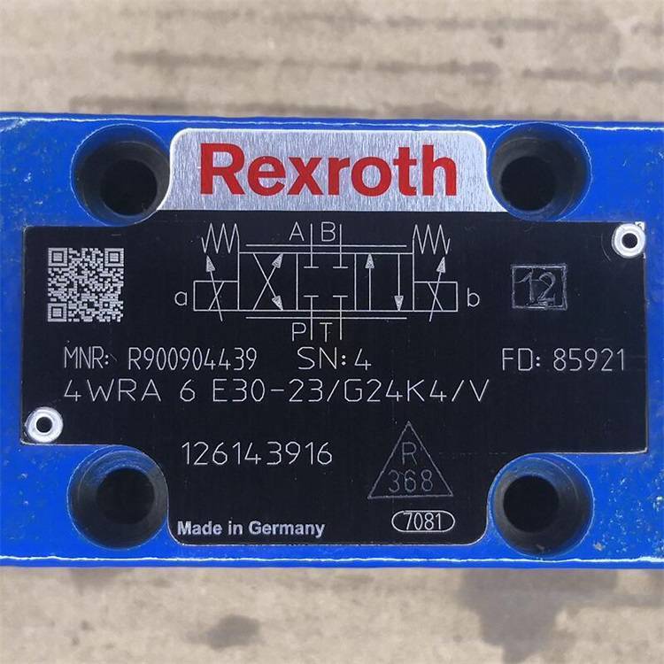 4WREE10W1-75-2X/G24K31/A1V力士乐rexroth比例换向阀