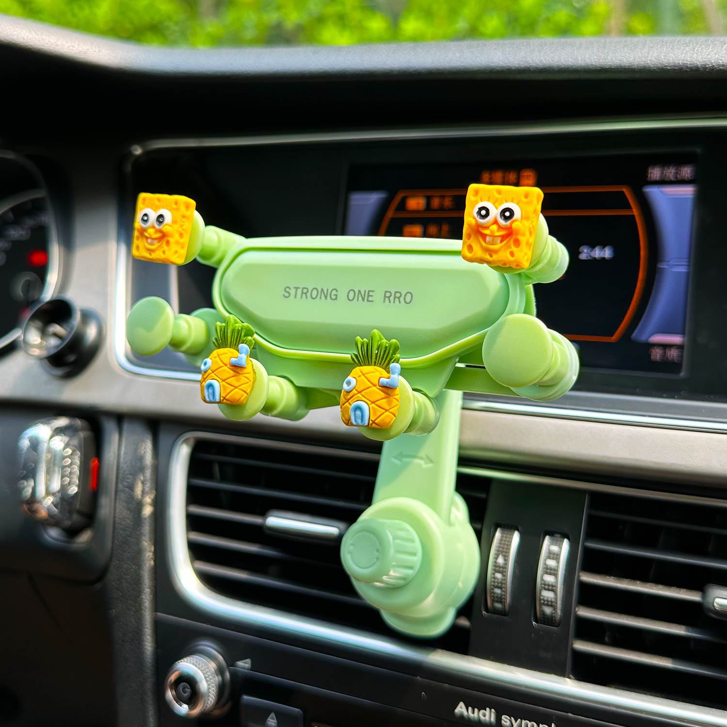 Car Mobile Phone Holder in the Car, Cute Cartoon Car Air Outlet, Mobile Phone Navigation Fixed Support Bracket Supplies