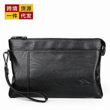 佧蒂袋鼠男士手包手抓包2019新款时尚信封包手拿包跨境货源1909