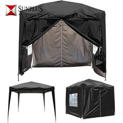 戶外廣告摺疊帳篷圍布遮陽雨棚四角救災擺攤尖頂防風帳篷批發