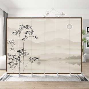 Entrance Screen Home Partition Hotel Office Living Room Restaurant Solid Wood Shielding Light Luxury Modern Simple Foldable