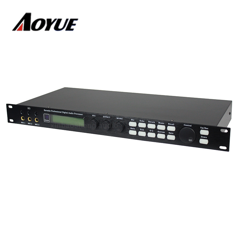 Procesador Digital de Efectos de Audio X5 DSP Anti-Acople para KTV y Karaoke