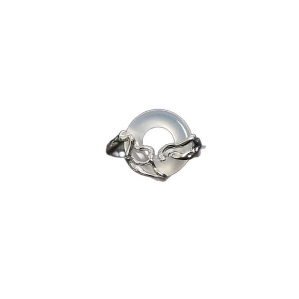 Brand wavy small design ring
