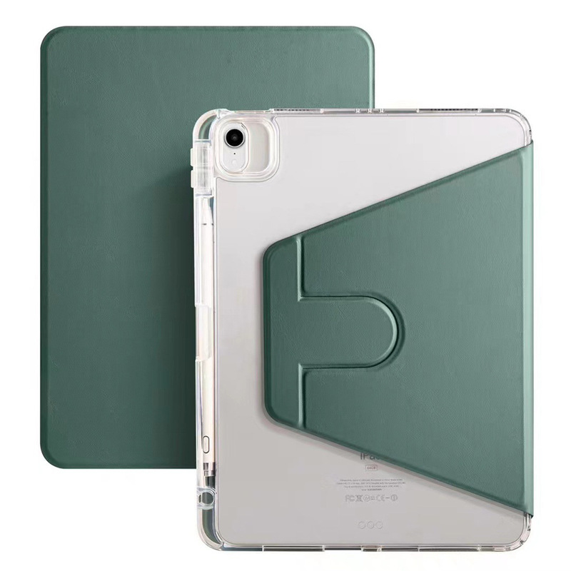 iPad ケース保護に適しています高透明 iPad タブレット保護カバー回転可能な iPad9 タブレット保護カバーペンスロット付き|undefined