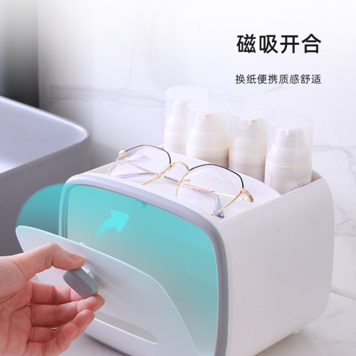 Nordic Style Desktop Tissue Box, Household Living Room Storage, Car Tissue Box, Bathroom Face Towel Storage Box, Simple Storage Box
