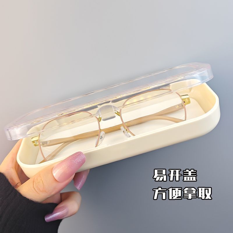 メガネケース中国風国潮メガネケースins防圧転倒防止透明メガネケース汚れ防止タイプ|undefined
