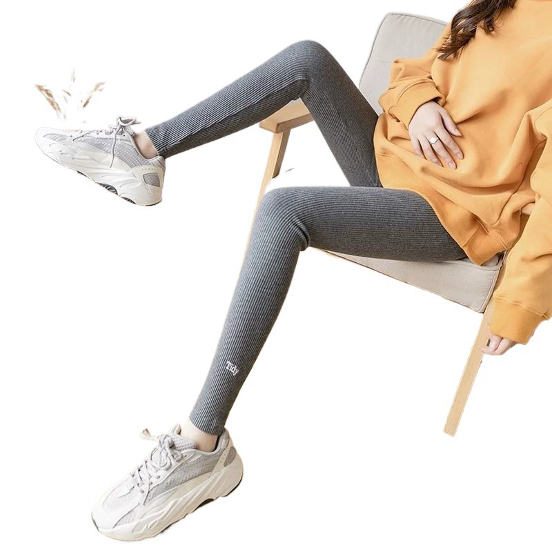 Leggings for pregnant, autumn thin trousers, thermal underwear for yoga