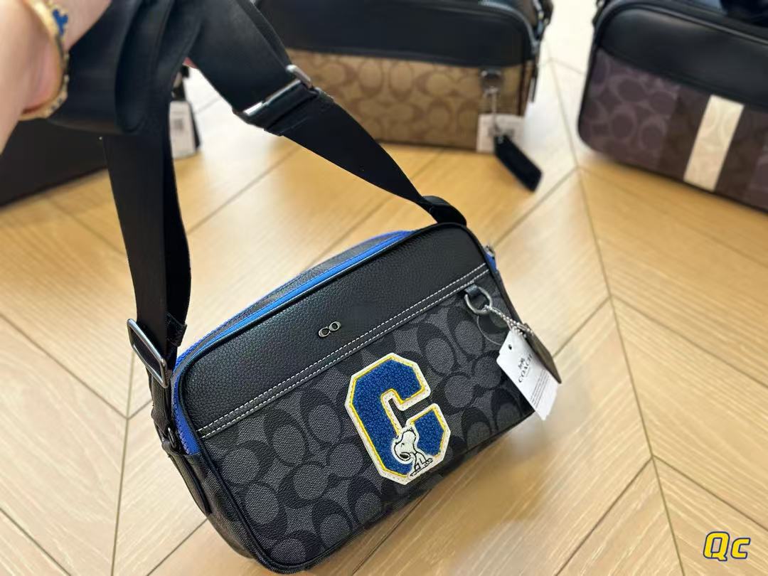 Bolso de hombro para hombre C familia simple bolso de viaje casual bolso de hombre con caja de regalo bolso de hombro bolso de pecho