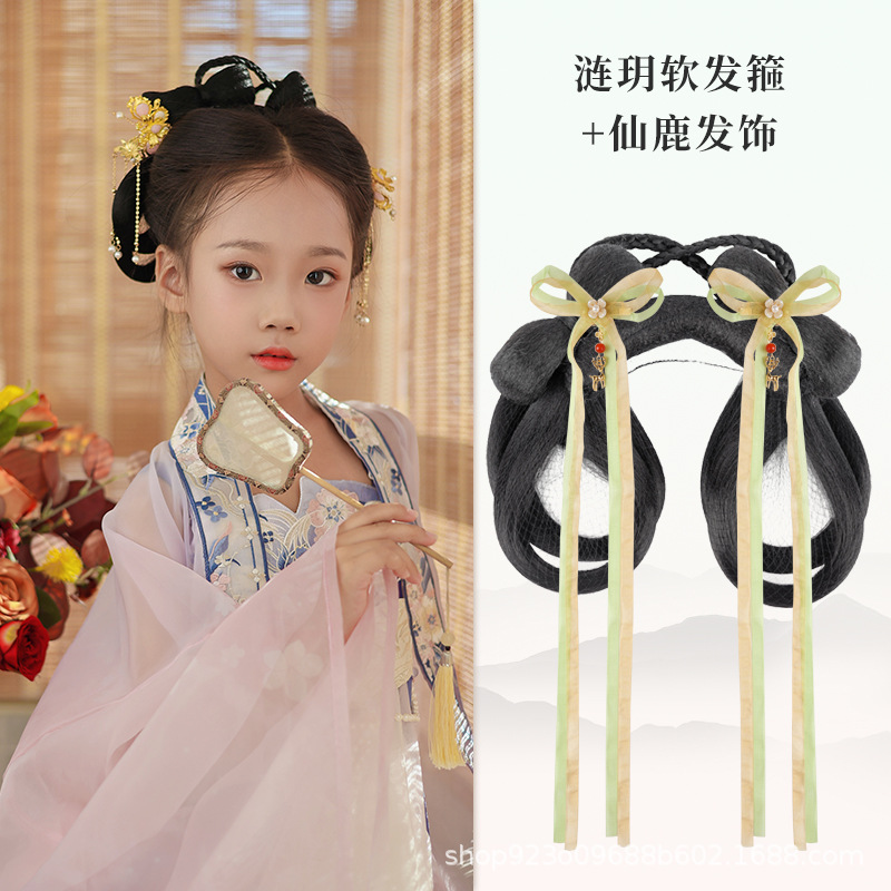 Lianyue 소프트 헤어 후프 요정 사슴 헤어 액세서리 쌍