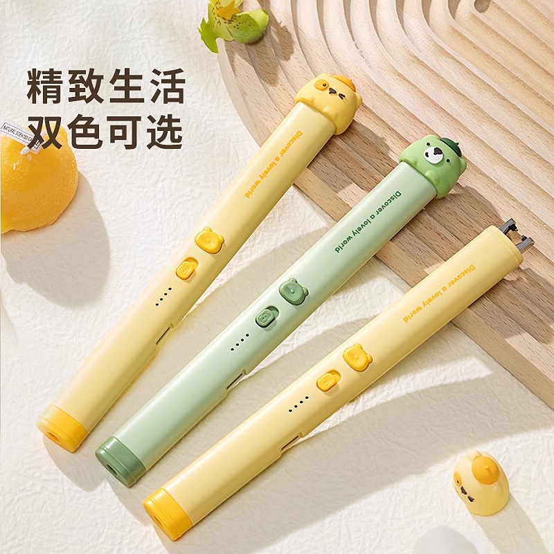 萌趣卡通厨房点火器天然气煤气灶脉冲点火枪电子点火棒充电打火机