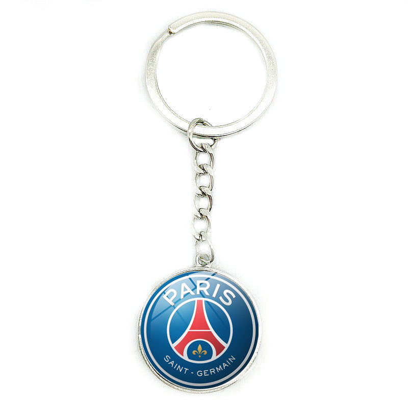 Serie A La Liga Bundesliga Premier League Ligue 1 Equipo de fútbol Emblema Tiempo Gema Llavero Colgante de coche Producción del equipo