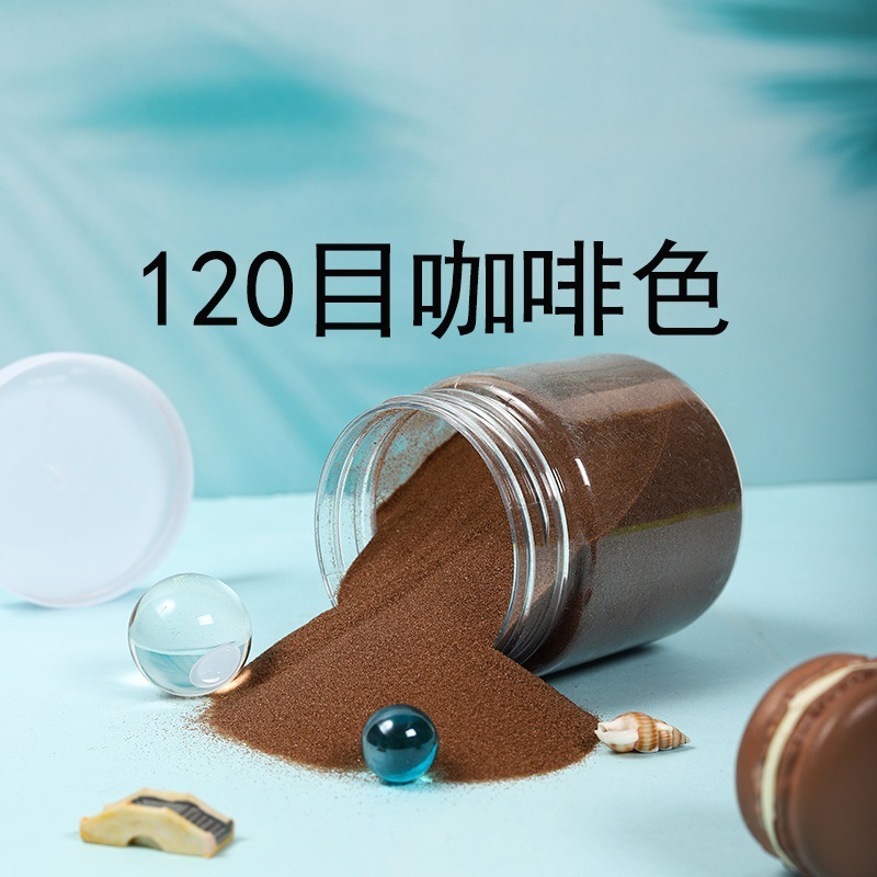 120 malla jardín de infantes color arena material fino deseo arena diy juego hecho a mano arena pintura de arena pintura de botella de arena arena color arena