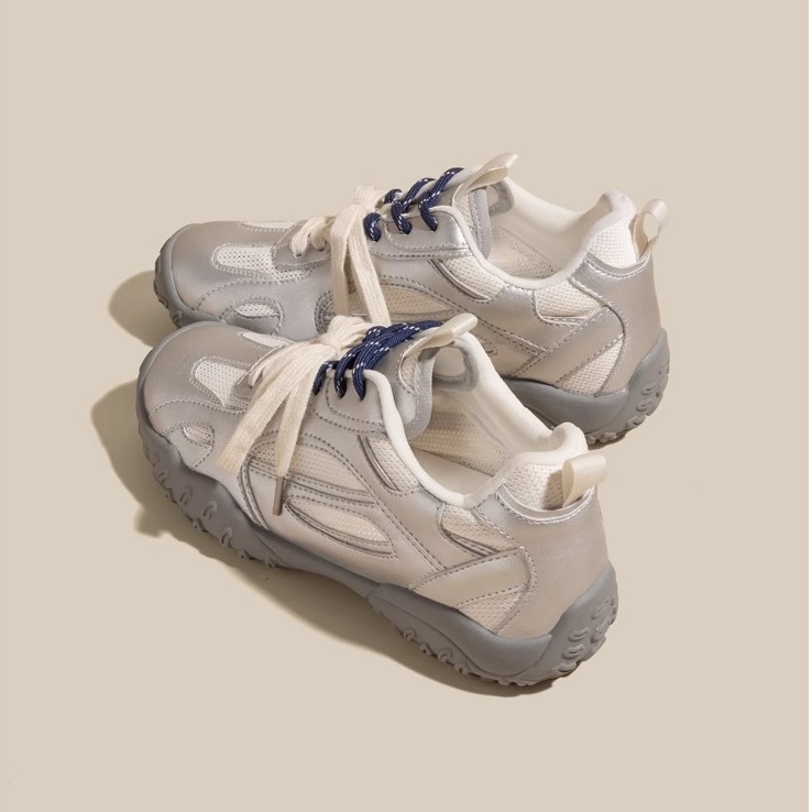 7cm Inner Height Training Shoes Women's 2025 Spring and Summer New Forrest Gump Shoes Thick Sole Retro All-match Casual sneaker 7cm Inner Height Training Shoes Women's 2025 Spring and Summer New Forrest Gump Shoes Thick Sole Retro All-match Casual sneaker