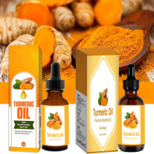 跨境外贸款turmeric oil姜黄精华液生姜姜黄精油面部身体精油套装