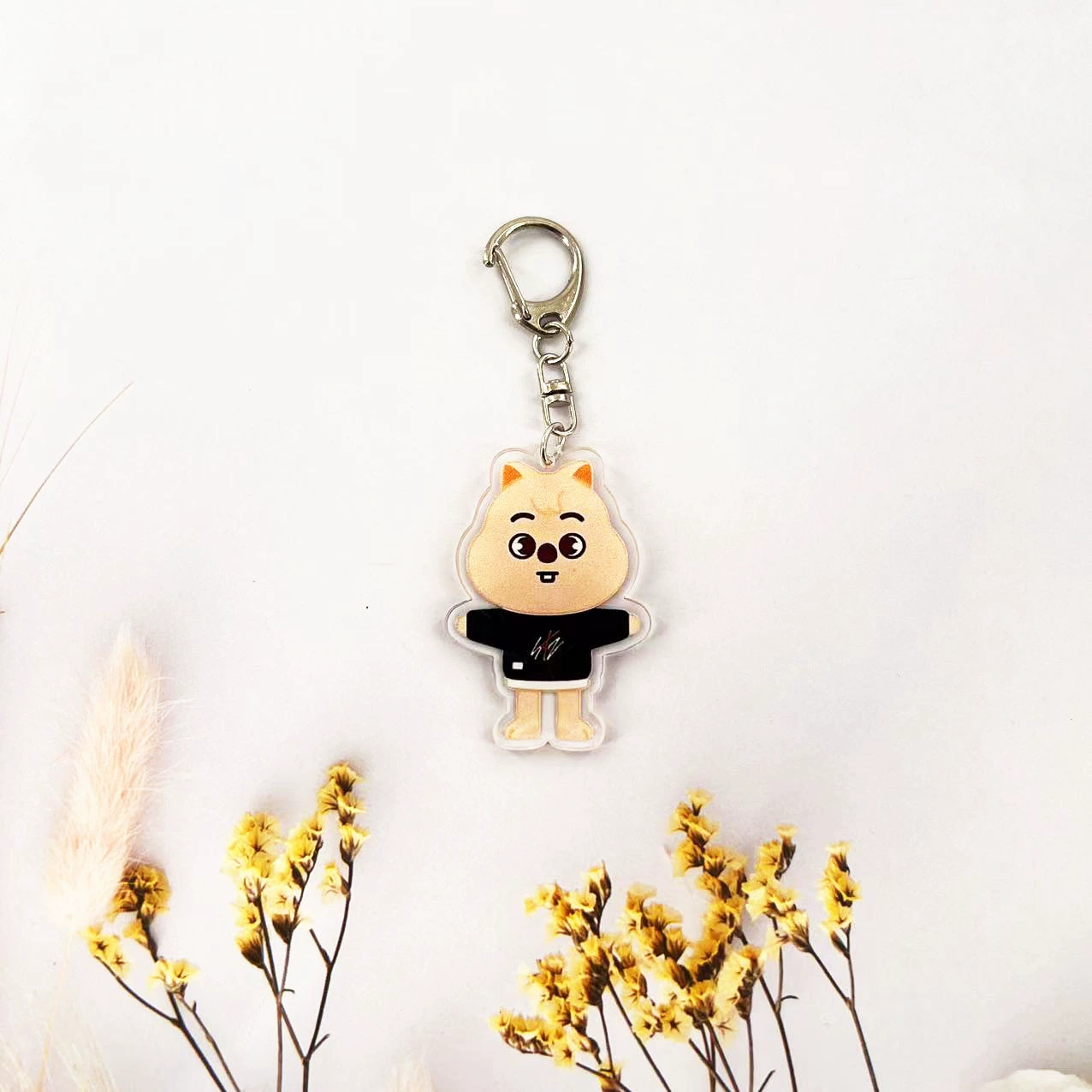Cartoon acrylic double-sided keychain, pendant