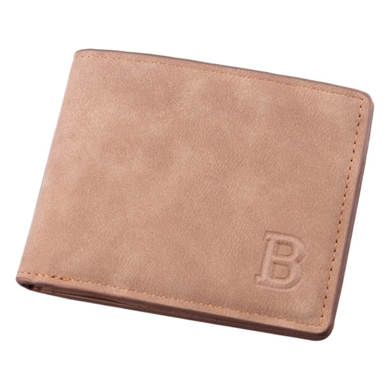 Cross-Border Cartera de dólar corto de los hombres esmerilado retro multifuncional cartera de los hombres multi-tarjeta de comercio exterior al por mayor