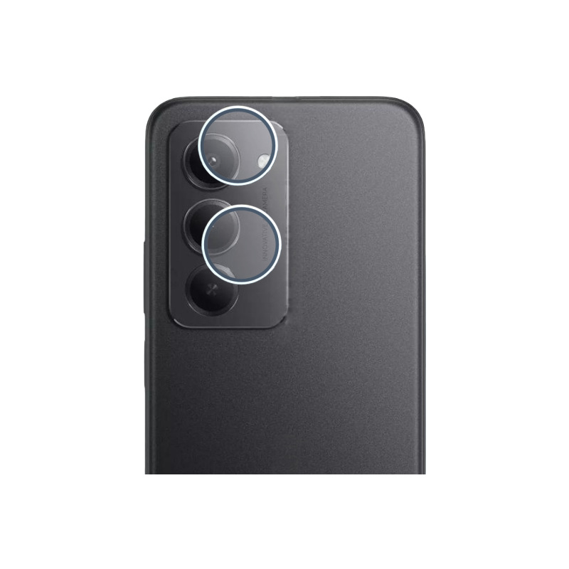 Aplicable a Redmi15 película de teléfono celular Redmi 4G cubierta de cámara 5G marco de metal de vidrio de posicionamiento de lente de ojo de halcón película de cabeza
