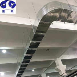 304不锈钢焊接风管 中央空调通风管道耐高温矩形除尘排烟管厂家