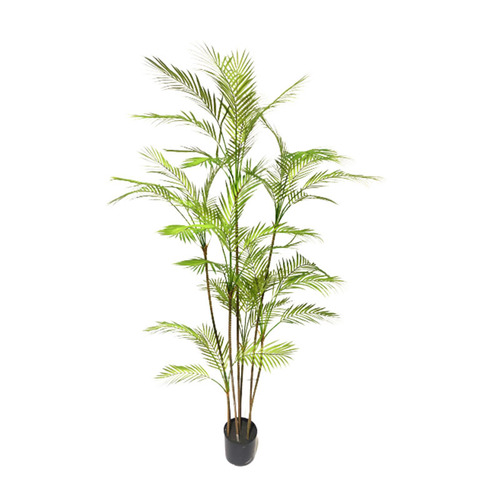 Artificial Areca Palm Plant Pot Plant Mini Areca Palm Bonsai with Pot Artificial Plant for Living Room Areca Palm Artificial Plant Landscape