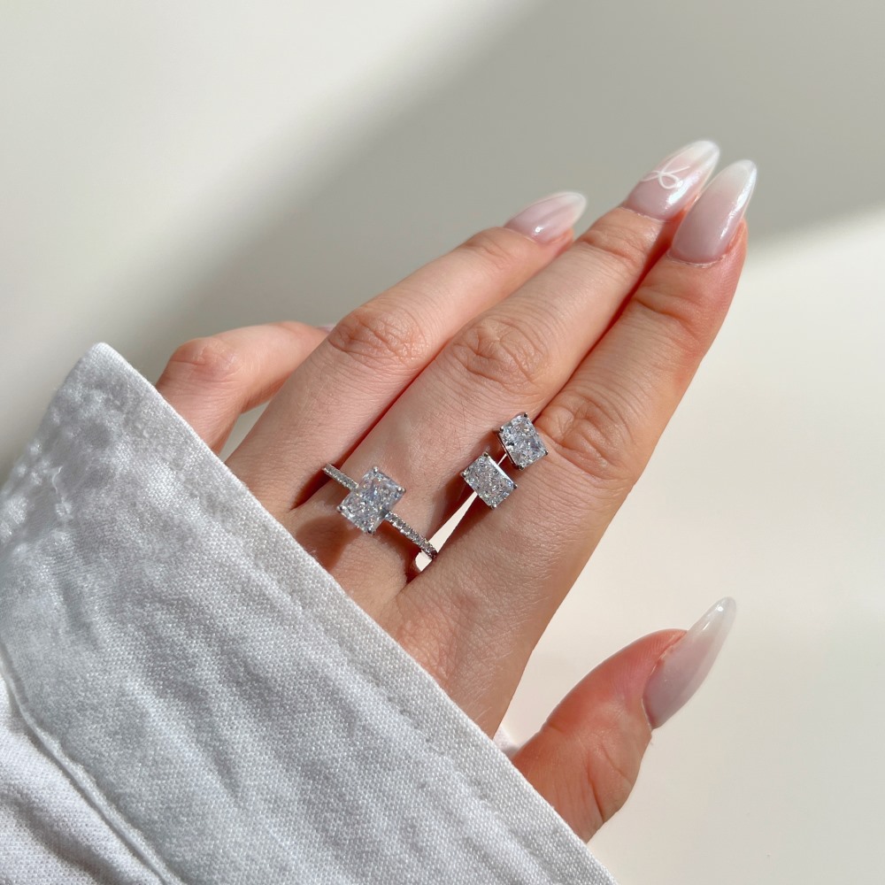 6g Weight Jewelry Set Classification Jewelry Set Quantity Holiday, Banquet Occasion 925 Sterling Silver Material Geometric Pattern Women's Gender Plating Design Elegant, Streetwear Style Elegant Streetwear Geometric Sterling Silver Plating Women's Jewelry Set 5