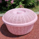 Household plastic with cover fly-proof steamed baskets kitchen chopsticks storage basket multi-functional fruit and vegetables storage basket