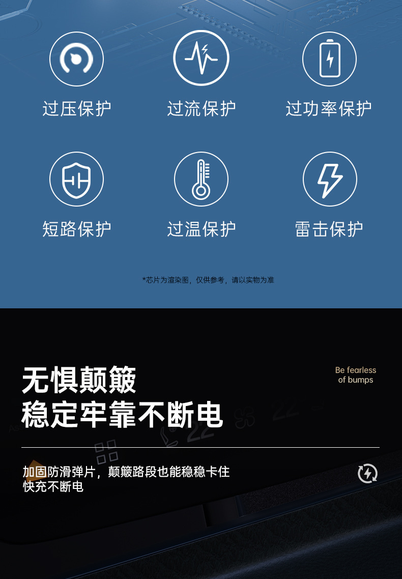 Pd30W Metal Pull-Tab USB Port Super Fast Charging Invisible Car Charger 66W Fast Charging Flash Charging 100W Car Charger