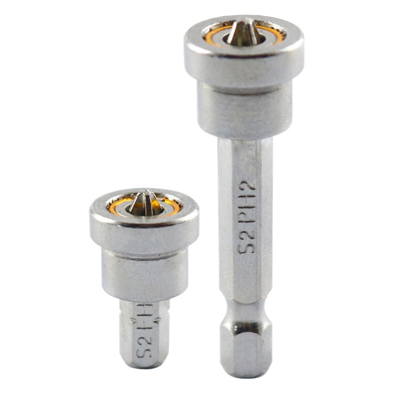 Fuerte posicionamiento cruzado magnético cabeza de lote placa de yeso cabeza de lote especial cabeza de lote neumático cabeza de lote localizador de tornillo manga eléctrica