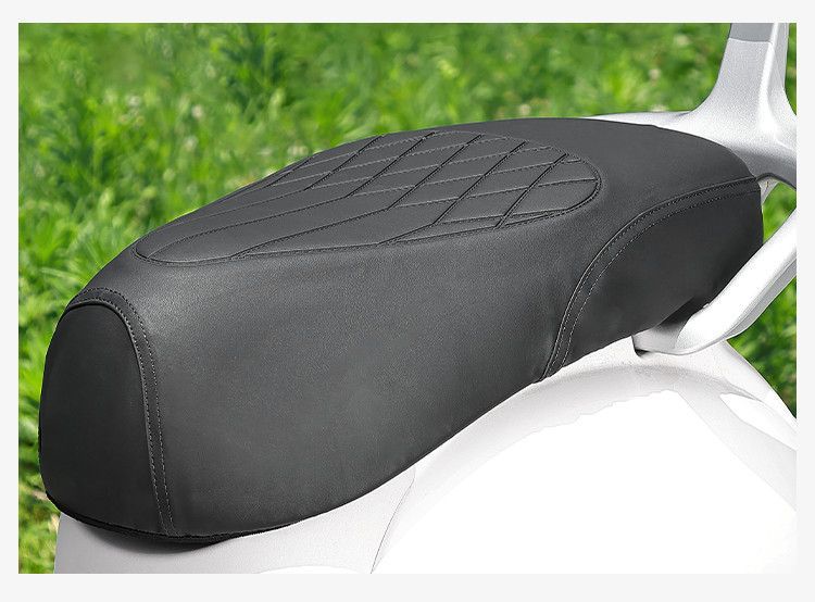Electric vehicle leather seat cushion cover, waterproof seat cover, scooter thickened PU seat protector, sun-proof seat cover