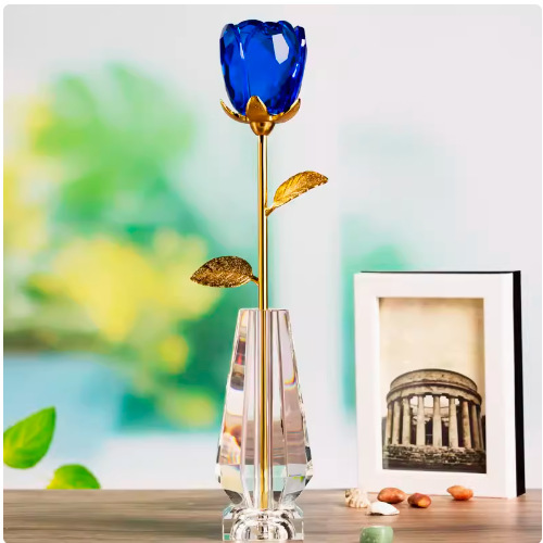 새싹 스타일(파란색) + 꽃병