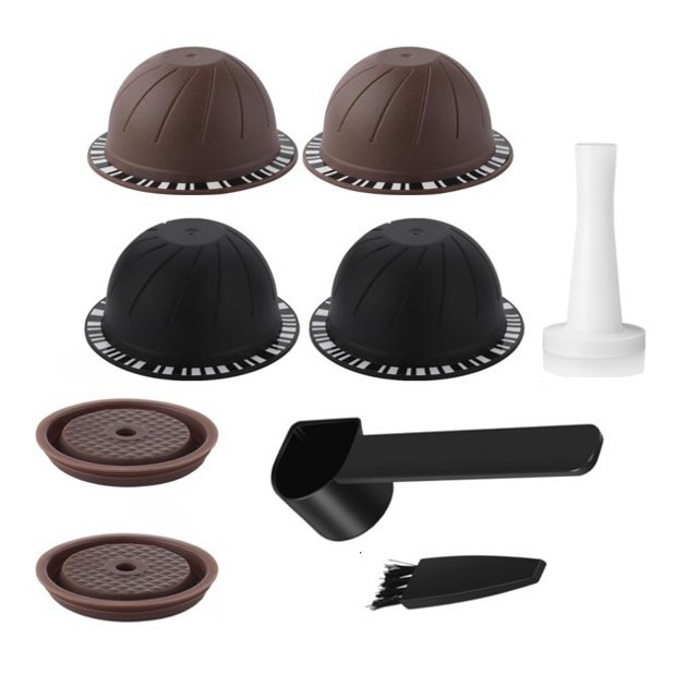 Icafilas autoadhesivo papel de aluminio traje Nespresso vertuo café cápsula cáscara italiana polvo tazón