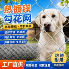 源头工厂 加厚热镀锌菱形勾花网 矿山边坡养殖围栏网格网养殖网