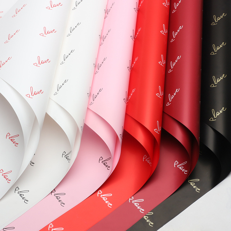 Huasei plumage papel amor flores