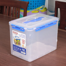 大号食品保鲜盒手提透明相机防潮收纳箱密封箱塑料冰箱储物盒