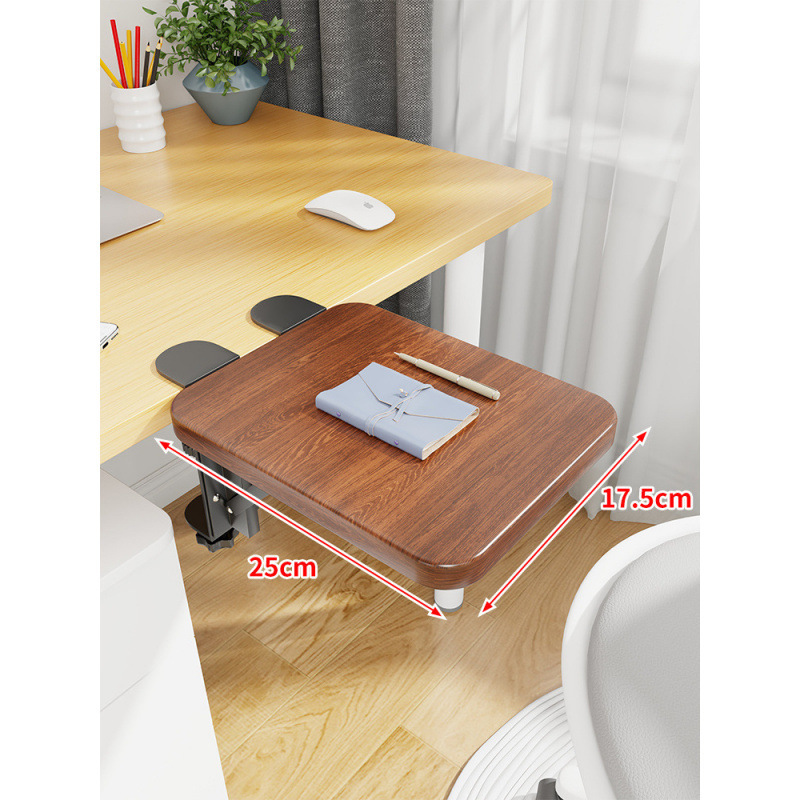 Mesa de escritorio extensión de mano mesa de computadora tablero de escritorio portador de teclado dormitorio tablero de estación de trabajo ensanchado extensión plegable