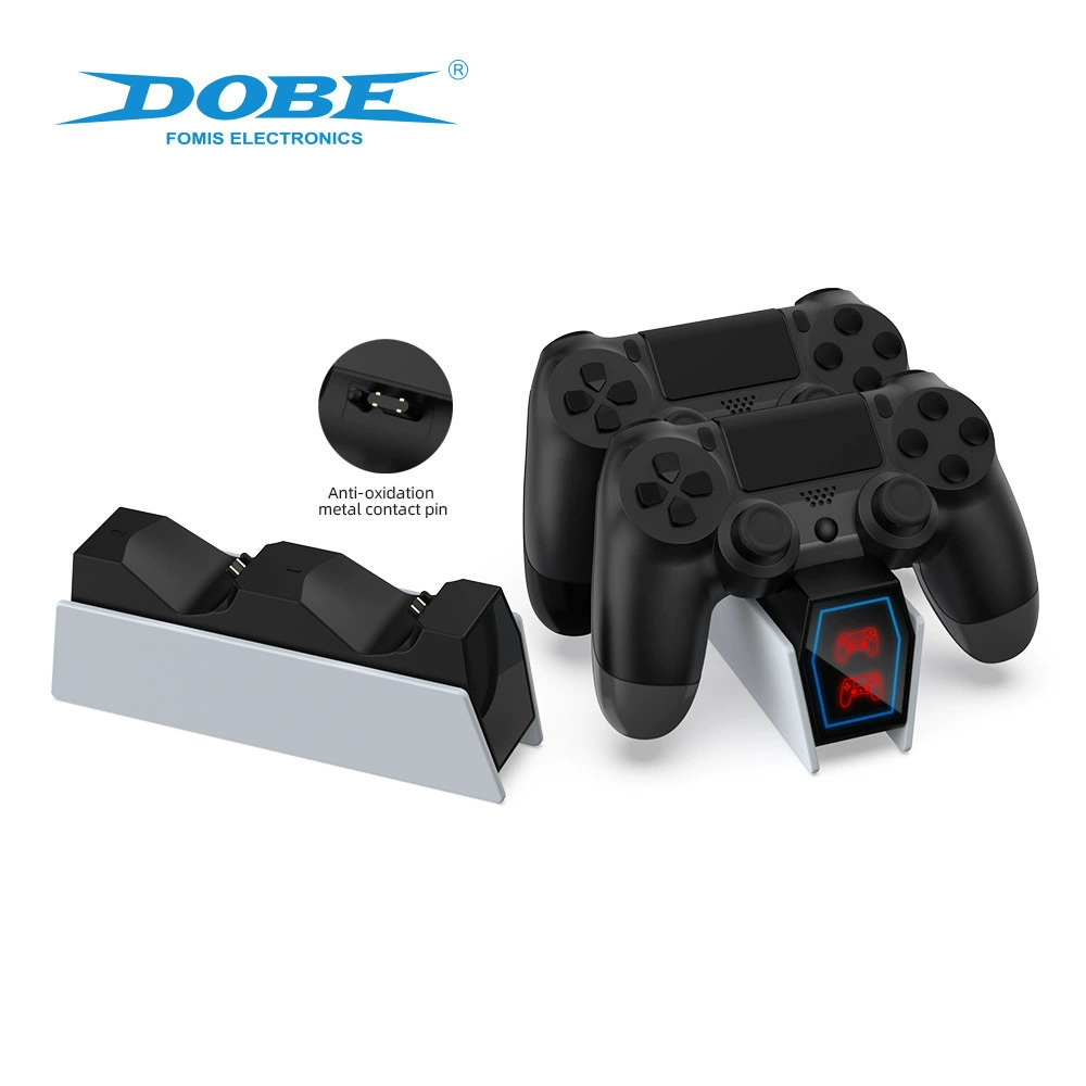 PS4 беспроводной контроллер контакт двойной зарядки PS4 SLIM/Pro база зарядки контроллера с LED индикатором