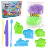 Space sand, mold, set, clay, plasticine, smart toy, suitable for import, new collection