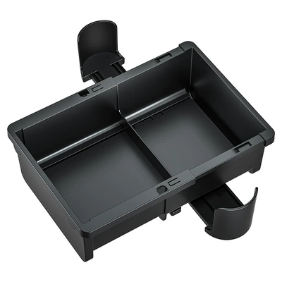 Car supplies storage box installation-free car storage box tissue box multifunctional car storage box factory wholesale (Car tissue box/set) - a11-black-single-layer