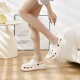 2025 New Puff Cave Shoes Non-slip Increased Thick Bottom Sandals and Slippers Outer Wear High-value Diy Cave Shoes for Women