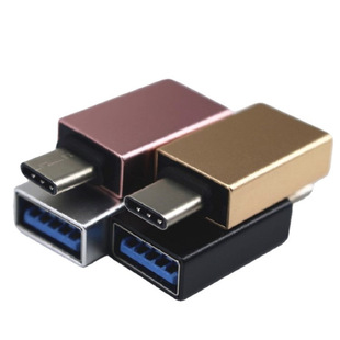 type-c male usb3.0 female aluminum alloy adapter mobile phone U Disk Card Reader otg charging