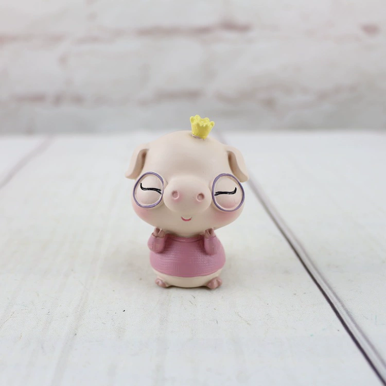 Cartoon creative minifigure, table sophisticated resin decor