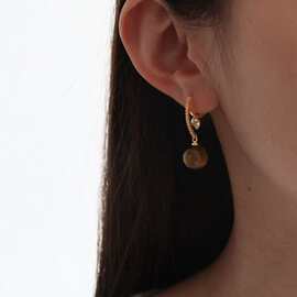 美拉德轻奢复古玳瑁色百搭耳钩韩版时尚锆石耳坠耳饰