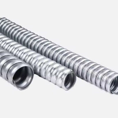 FMC软管 高强度金属穿线管 电缆保护套 双扣