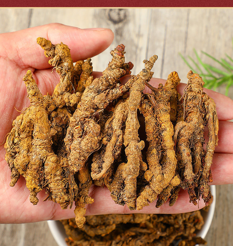 Dried Coptis Root Slices Huang Lian 500g Bulk Chinese Herb Coptis chinensis for Decoction and Herbal Tea key features