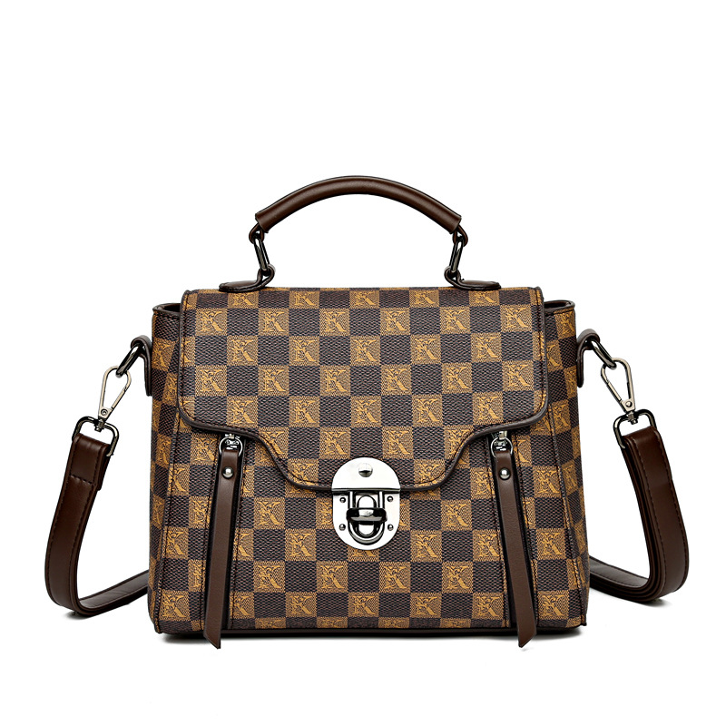 K 인쇄 다크 브라운