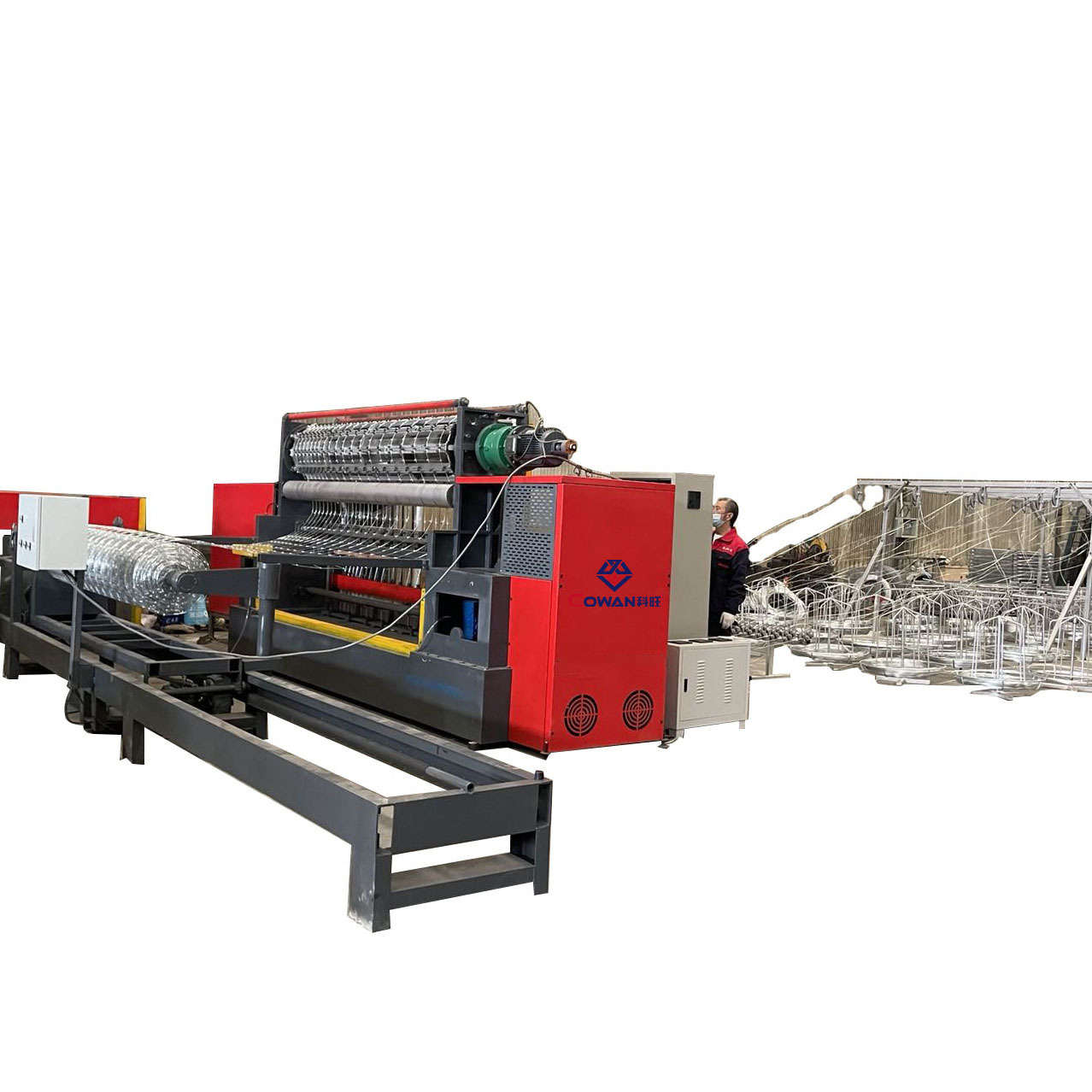 Ventas directas de fábrica Máquina de malla de ciervo CNC de alta velocidad Máquina de malla de pastizales Máquina de tejer de malla de cría Fabricante de máquina de malla de cerca de ganado