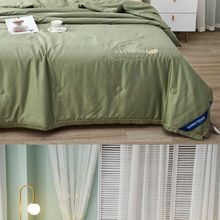 长绒棉秀花夏凉被库存尾货轻奢绣花空调被床品可机洗