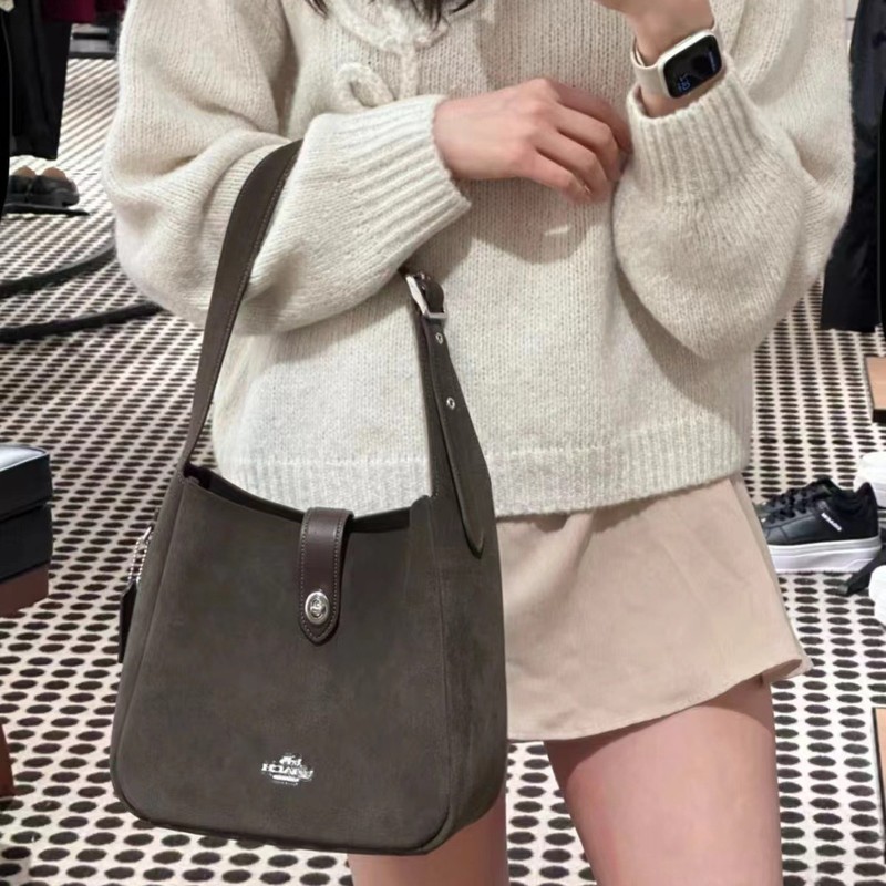 寇家哈德利秋冬新款hadley hobo腋下包羊京单肩包水桶包通勤女包|undefined